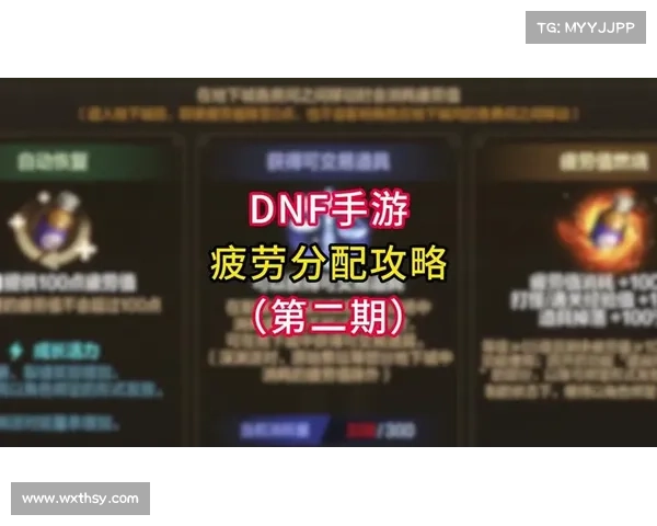 如何科学管理DNF疲劳值提升游戏体验避免浪费与提高效率 如何科学管理DNF疲劳值提升游戏体验避免浪费与提高效率